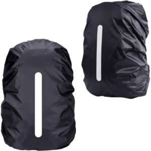 Pack de 2 Fundas Impermeables para Mochila con Tiras Reflectantes