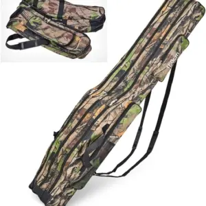 Bolsa de Pesca para Cañas con 3 Compartimentos Portátil
