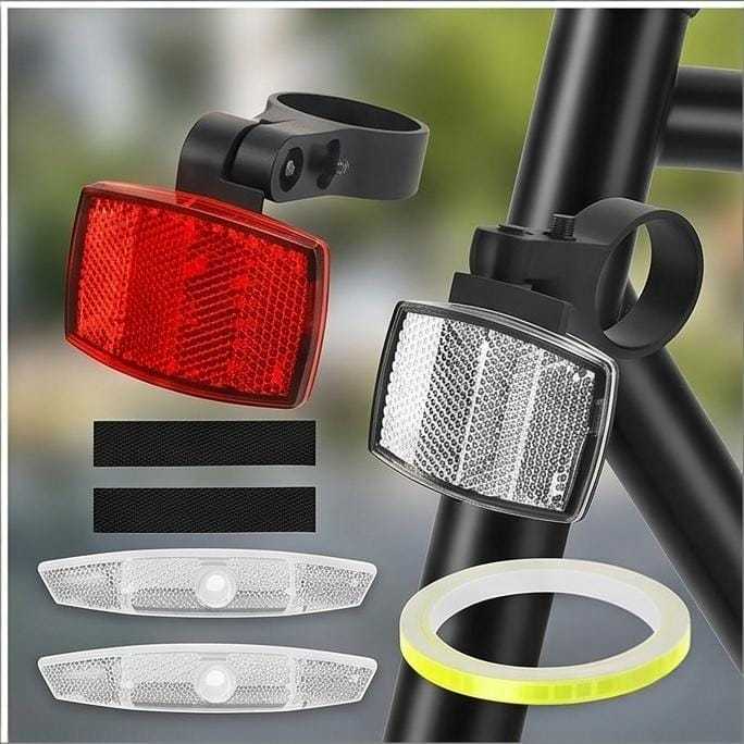 Set Accesorios Bici Completo (Del+Tras) + Clips Radios - ¡Equipa tu Aventura!